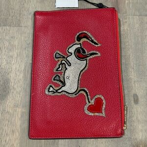 NWT Diane Von Furstenburg Zodiac Clutch